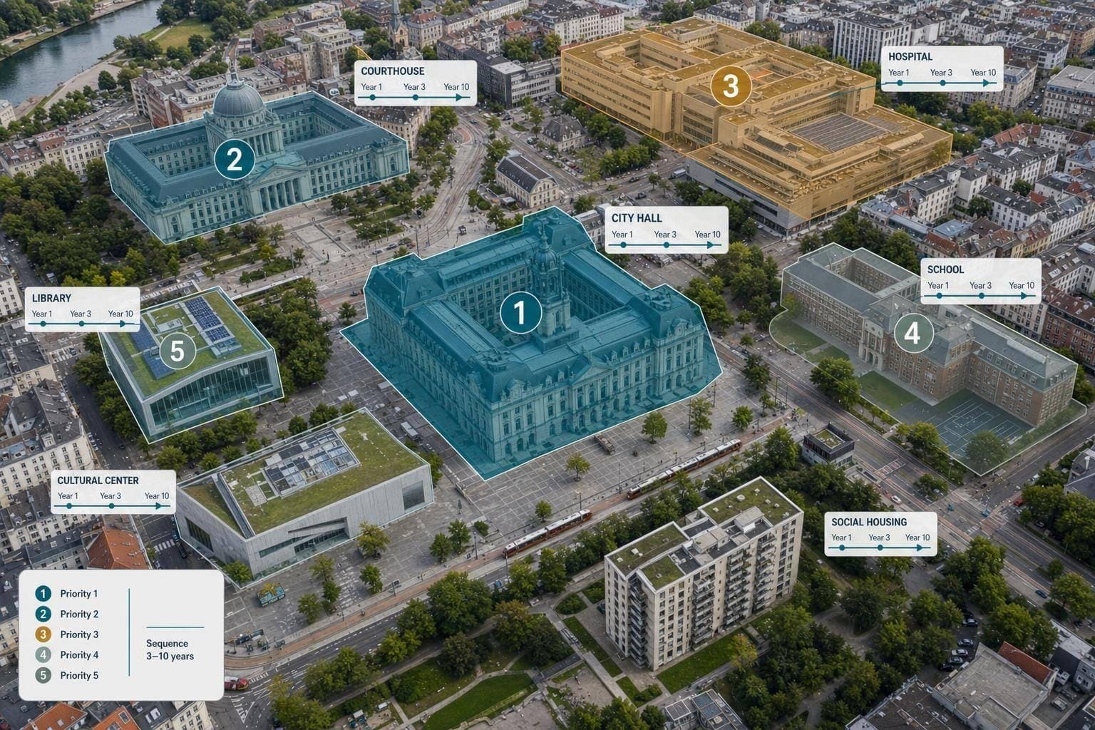 Edificios públicos envejecidos en Europa: cómo secuenciar la renovación con presupuestos ajustados
