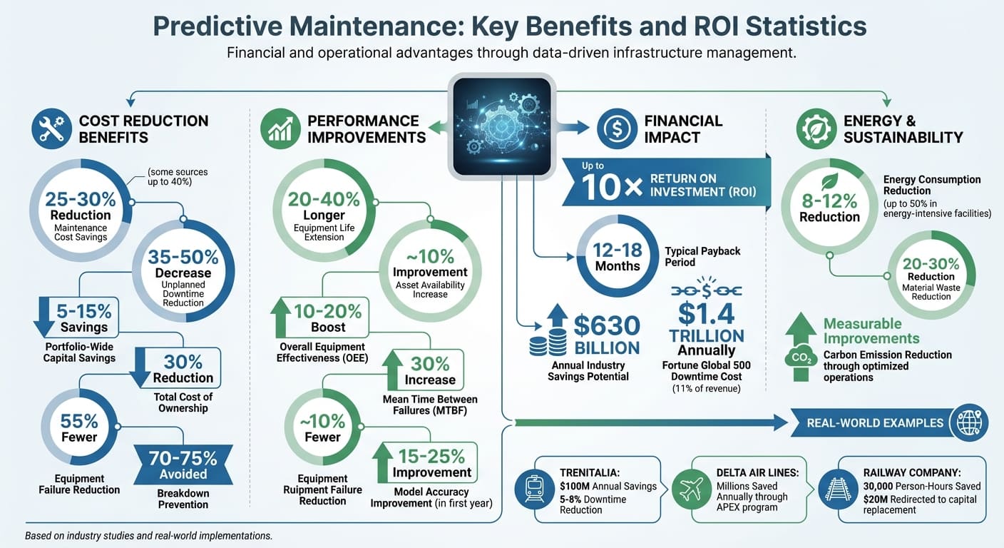 ROI de la maintenance prédictive : économies de coûts et gains de performance