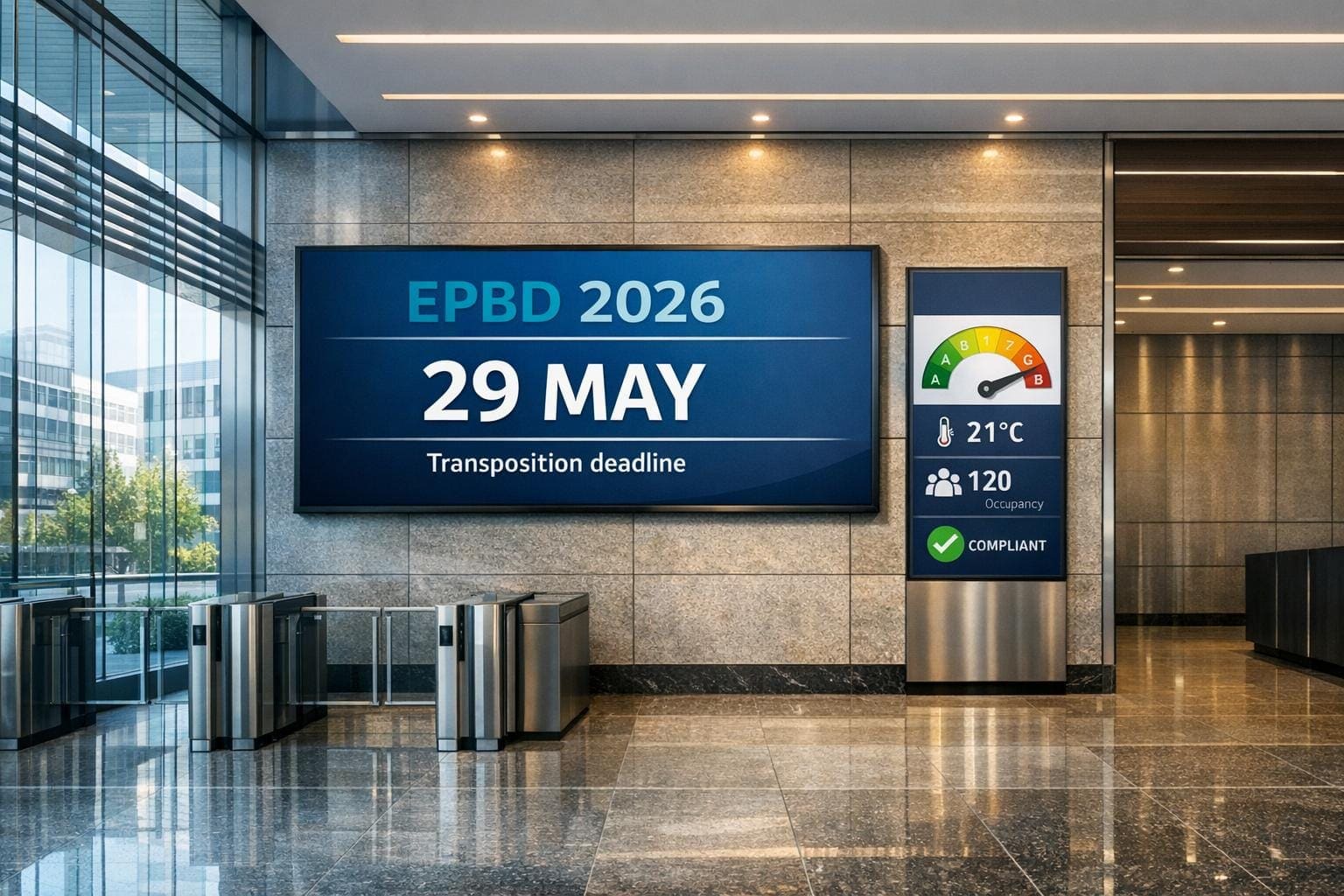EPBD 2026 : ce que signifie l'échéance de transposition du 29 mai pour les propriétaires d'actifs