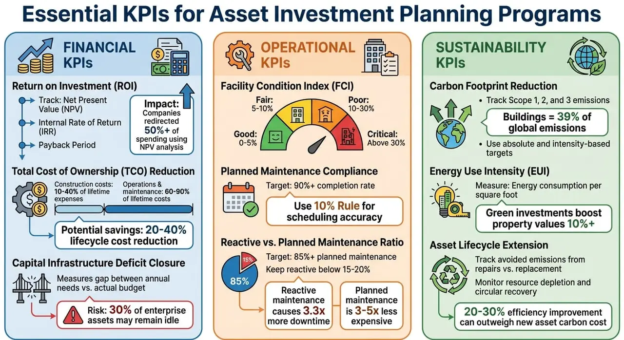 Essential KPIs for Asset Investment Planning Programs
