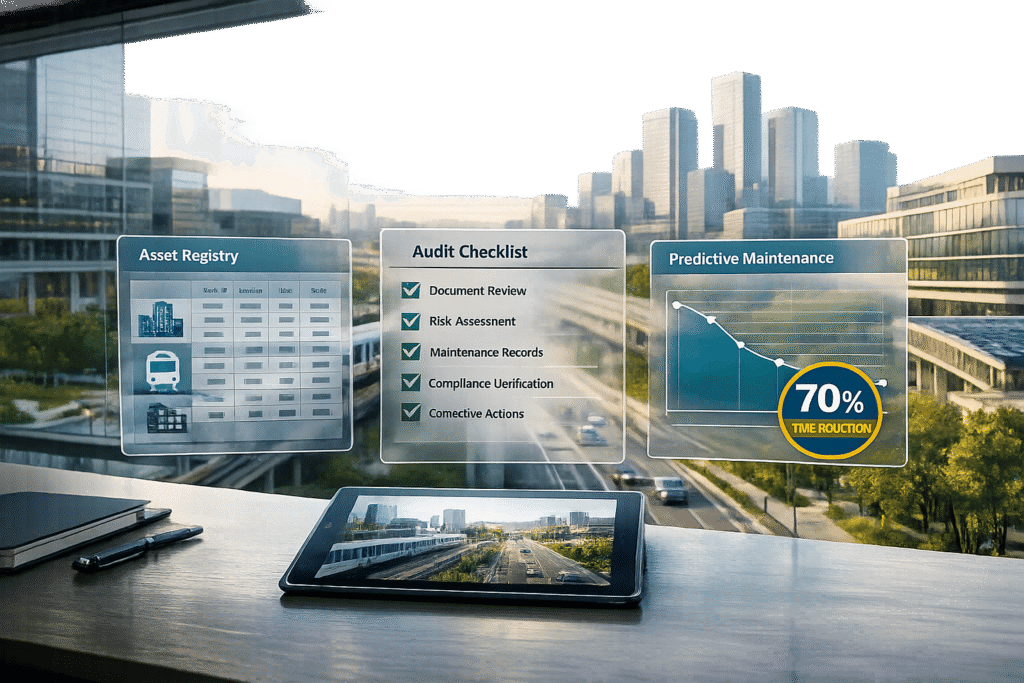 Interne audits gemakkelijker gemaakt: Hoe digitale platforms de stress van ISO 55001-audits verminderen