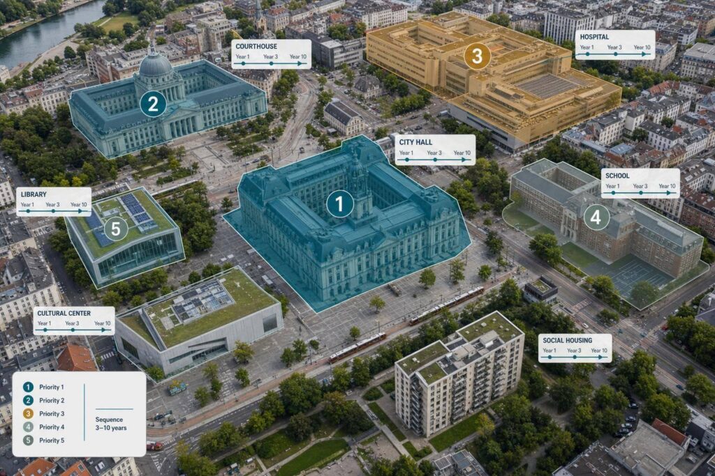 Aging Public Buildings in Europe: How to Sequence Renewal Under Tight Budgets