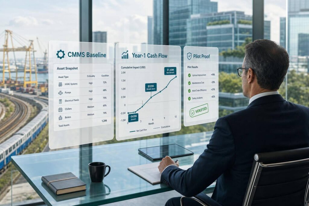O que os diretores financeiros precisam de saber sobre os investimentos em manutenção preditiva