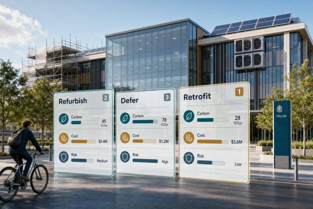 Using Intelligent Scenario Modelling to Balance Carbon, Cost and Asset Risk