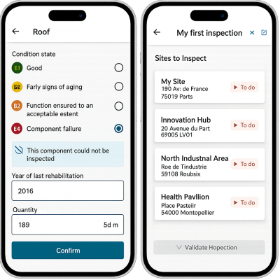Software voor het plannen van investeringen in activa - Digitaal - Inspectie